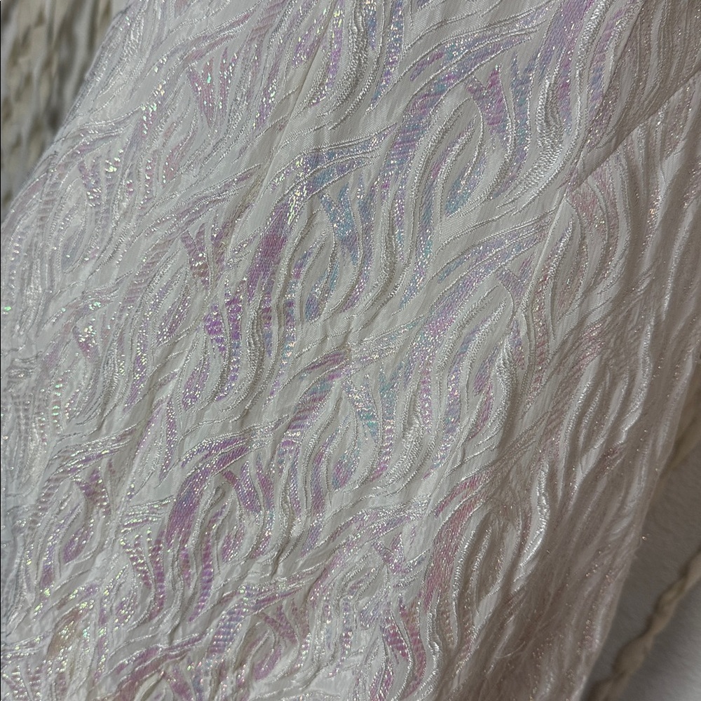Lilly Pulitzer Brynn Iridescent Jacquard Resort White Mini Dress Size 2 - Picture 5 of 10